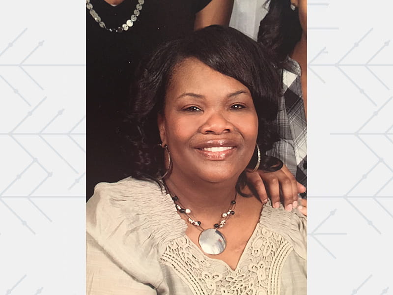 Portrait of Hope Hooks, mother of Jasmine Hutchison