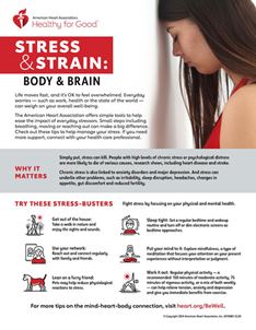 Stress Strain Body Brain Infographic thumbnail